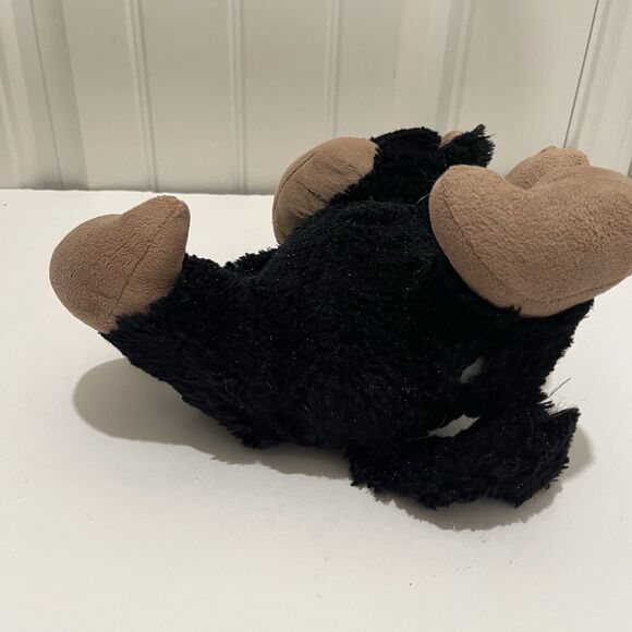 Anico International Monkey Plush Stuffed Animal Head Sideways Black Brown 9" - Picture 7 of 9